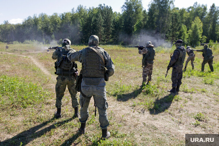    На полигонах «вагнеровцы» отрабатывают разные навыки