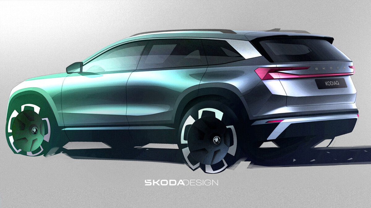 Skoda: Первые Эскизы Нового Kodiaq 2024 | Stas N (Skoda) | Дзен