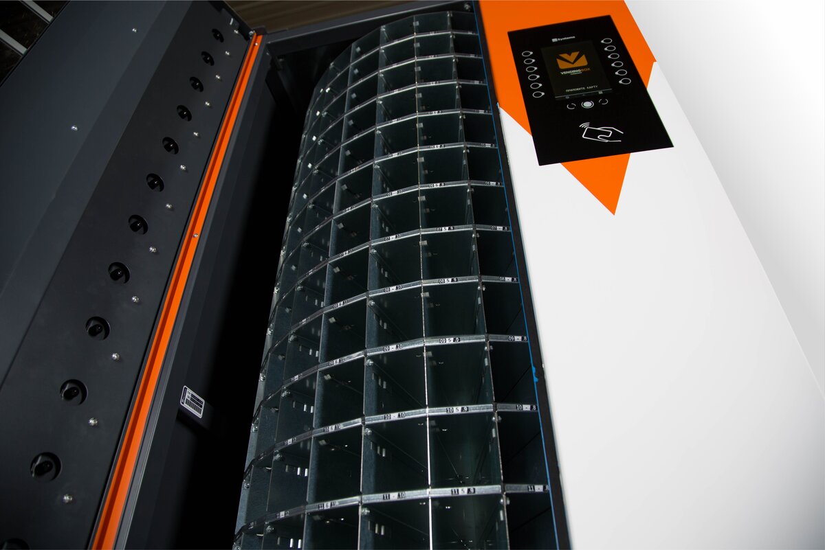 Барабан готов к загрузке товаров