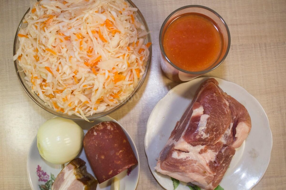 Продукты, которые понадобятся.