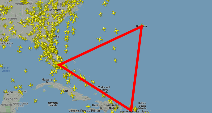 Исчезающий треугольник 2023. Карта полетов самолетов над Бермудским треугольником. Маршрут на самолете через Бермудский треугольник. Самолеты над Бермудским треугольником. Летают ли самолеты над Бермудским треугольником.