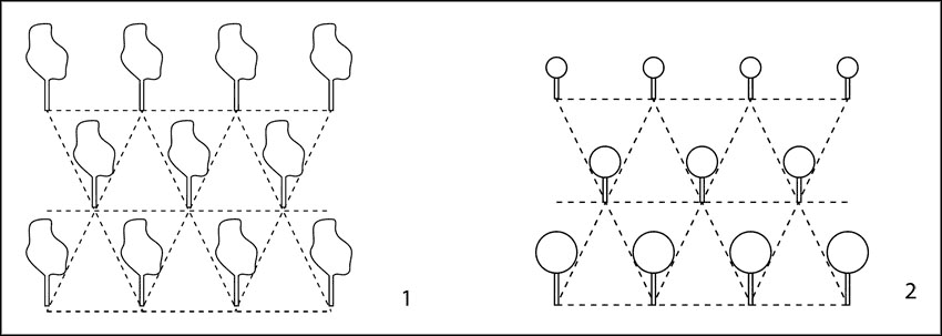Торжественно схема. Посадка плодовых деревьев в шахматном порядке. Схема посадки плодовых деревьев в саду. Наиболее оптимальная схема посадки плодовых деревьев. Схема посадки черешни в саду.