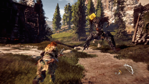 Кадр из игры Horizon: Zero Dawn  