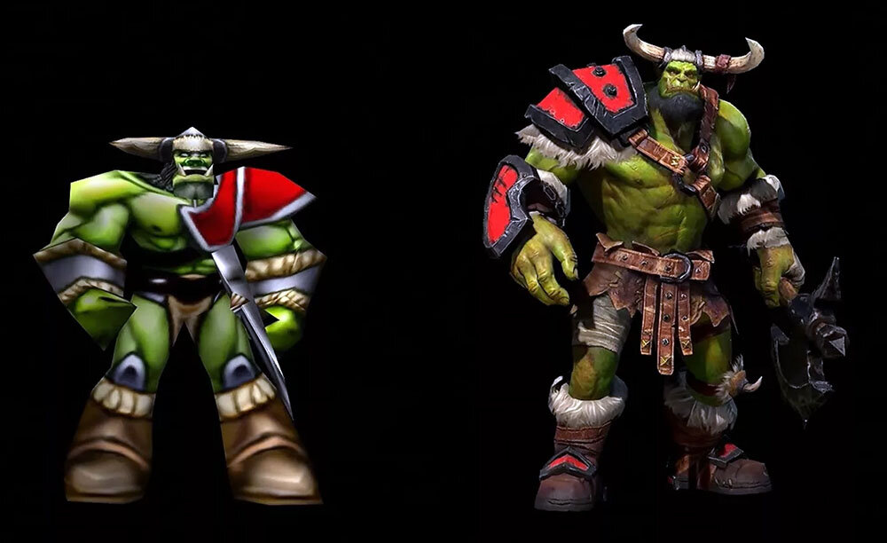 Орк, человек и Артас - пролистайте галерею, чтобы увидеть всех