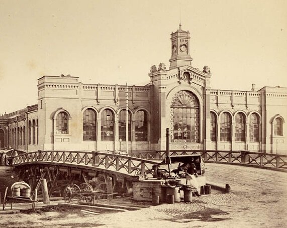 Варшавский вокзал. 1865г.