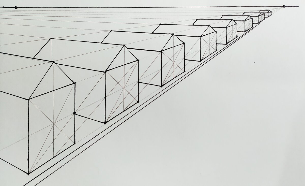Как научиться рисовать перспективу с нуля