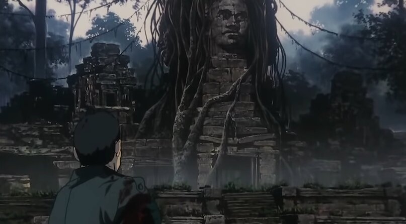 «Пилот подбитой машины миротворческих сил ООН из состава ССЯ у храма в Камбодже»