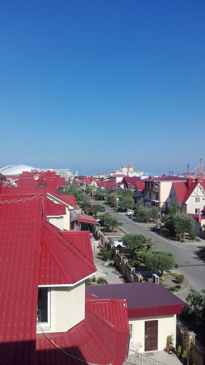 Вид из окна гостиницы