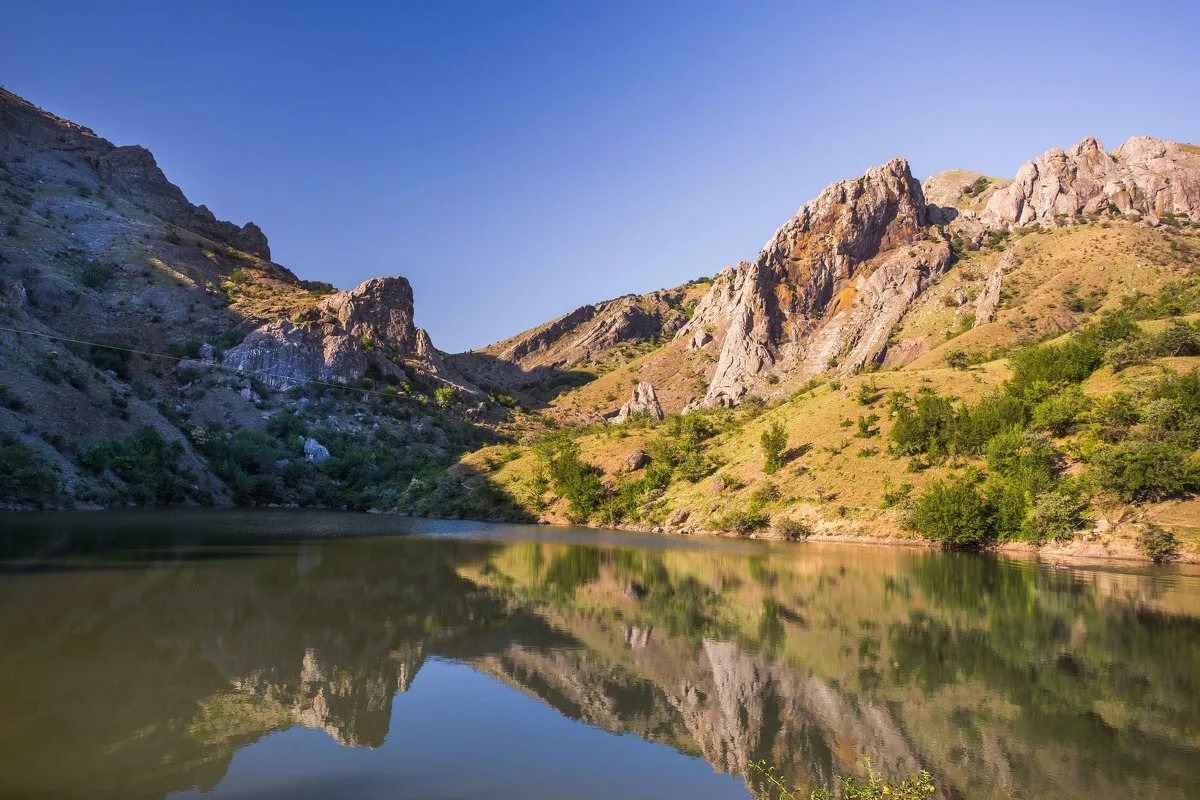Горное озеро в Зеленогорье