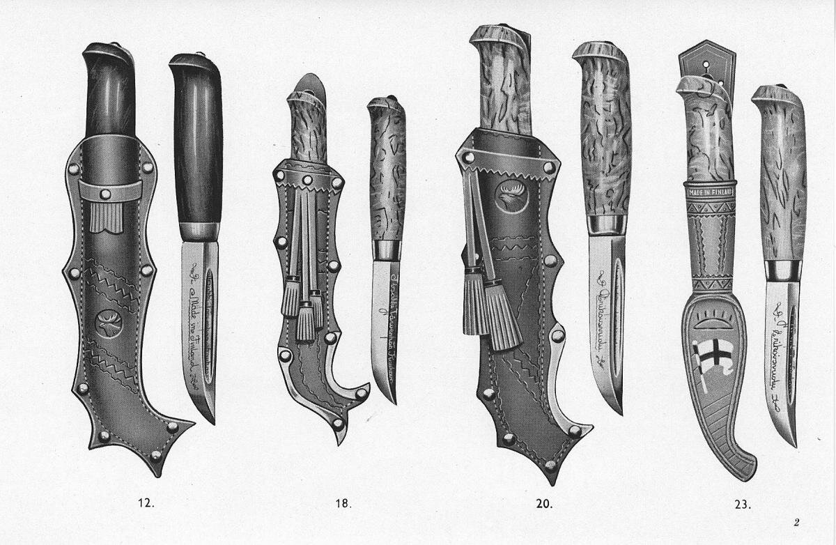 Миниатюра финского ножа