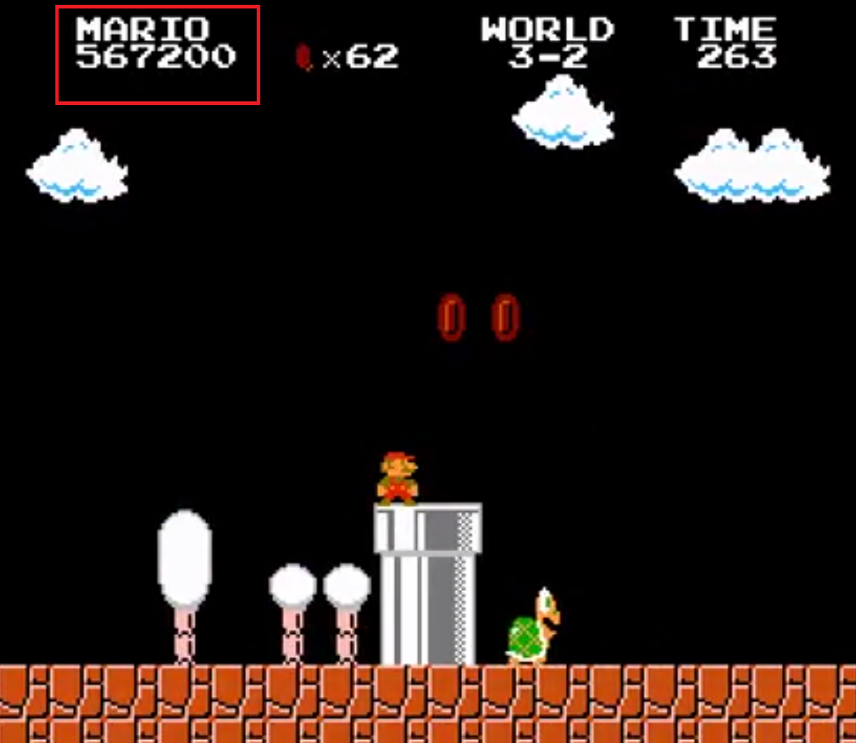 Super Mario Bros (1985) - 567200 очков