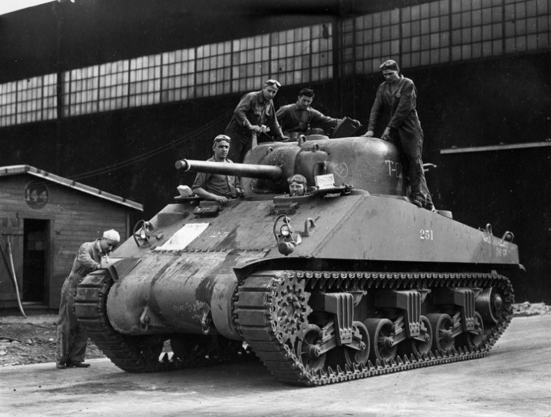 Подготовка танка.