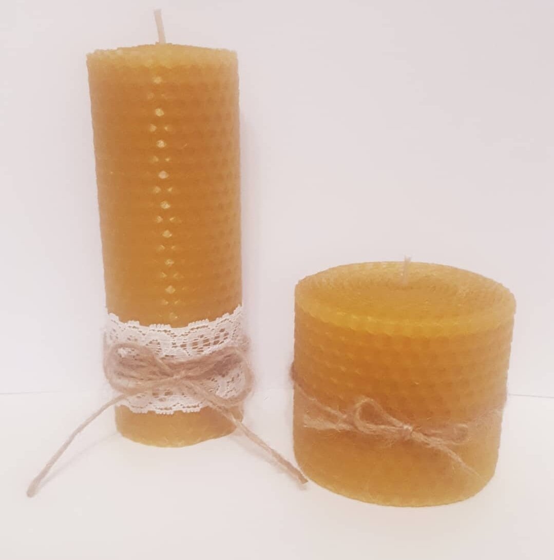 самый популярный вид свечей из вощины