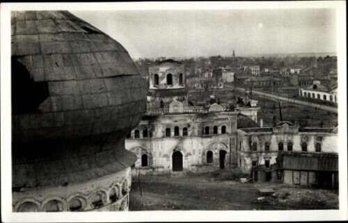 Собор Старорусской божьей матери с монастыря Спасо-Преображенского.