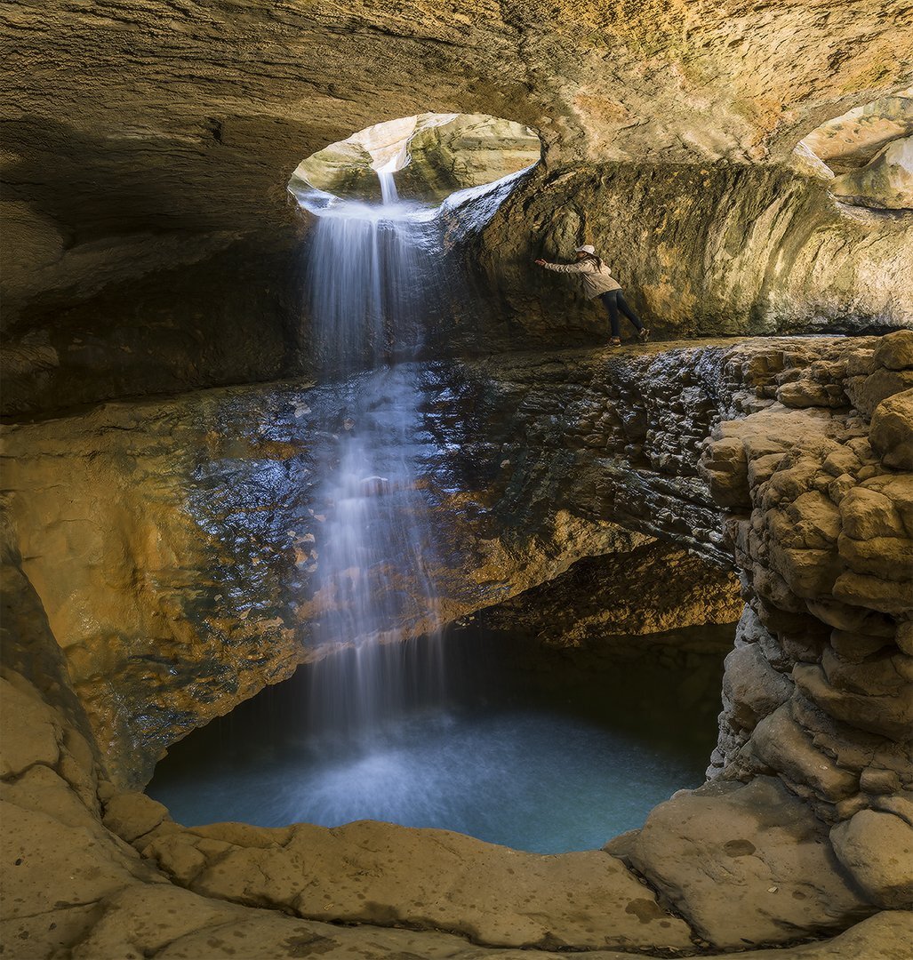 Салтинский подземный водопад Гунибский район