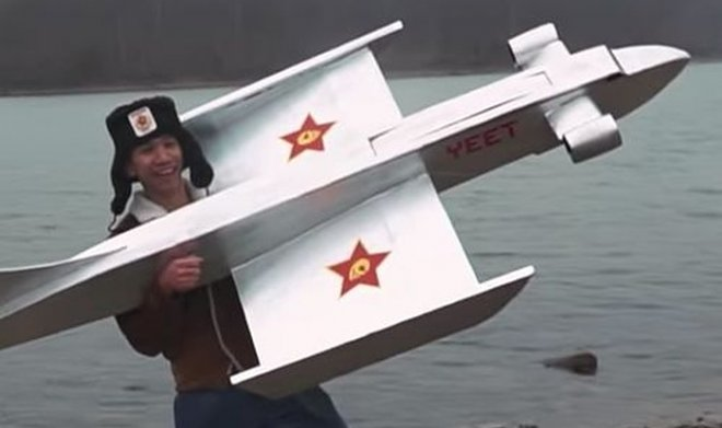 Ютубер из США построил действующую модель советского экраноплана