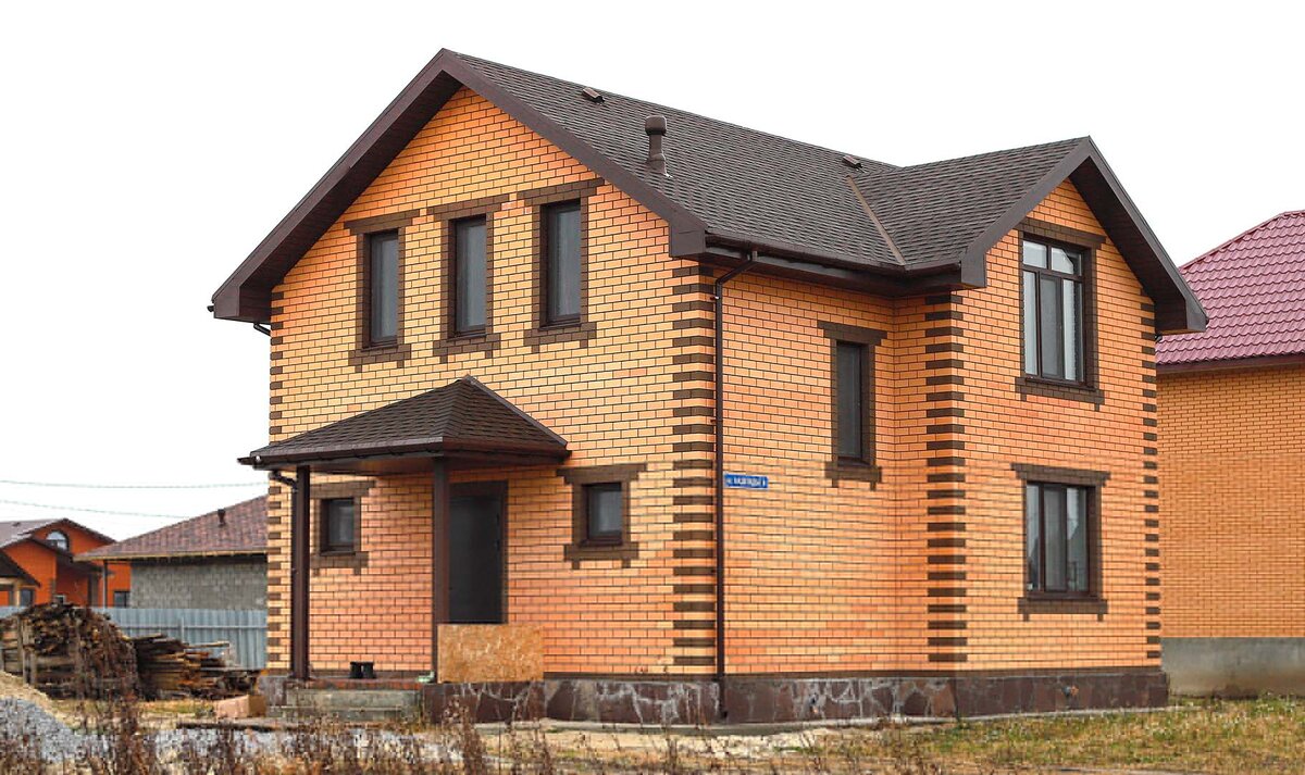 Дом построен в комплектации под ключ за 4 месяца