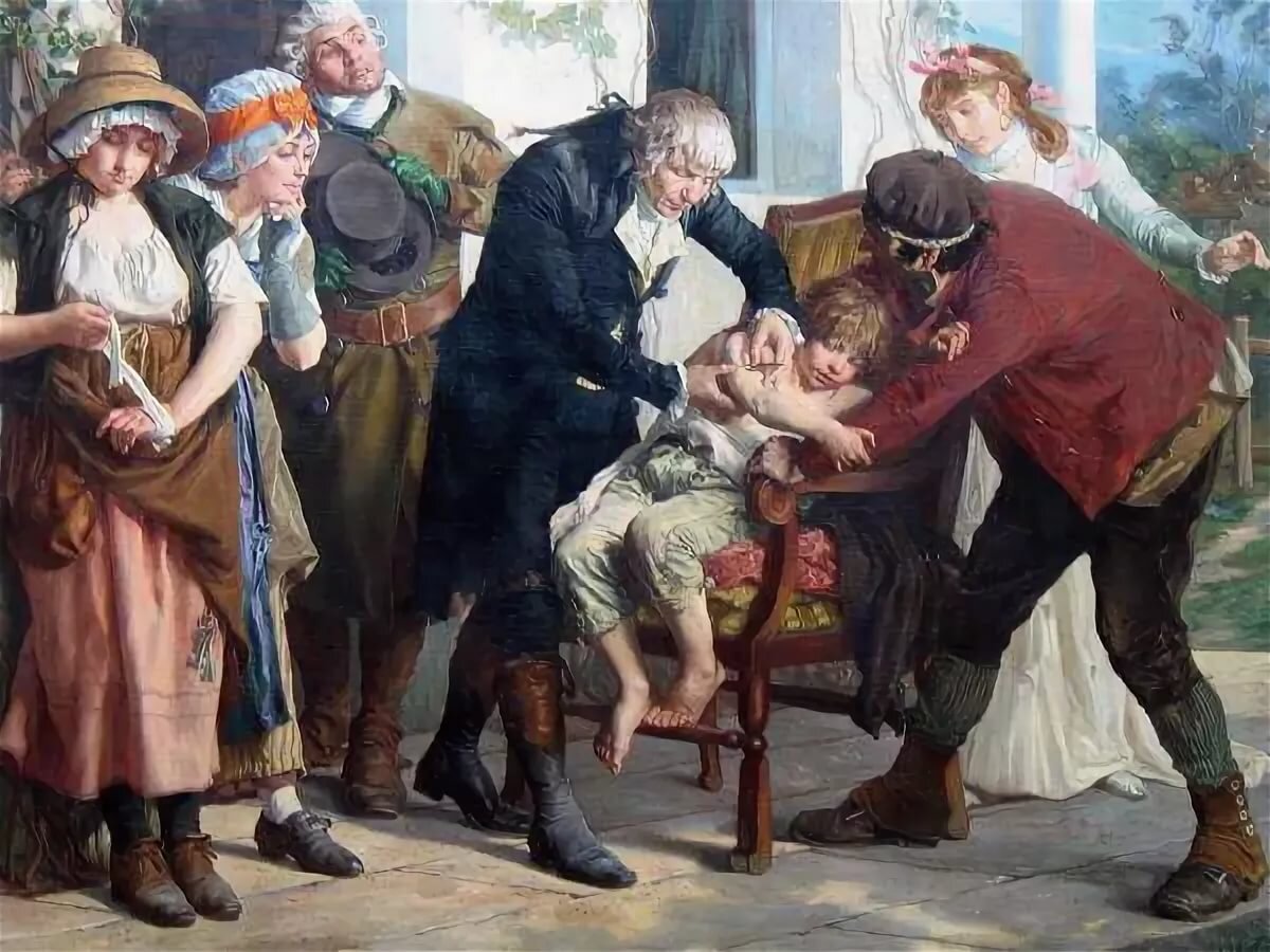 Вариоляция на картинах современников