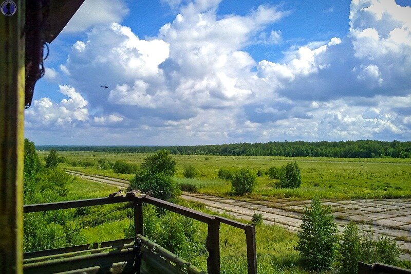 Заброшенный военный аэродром 