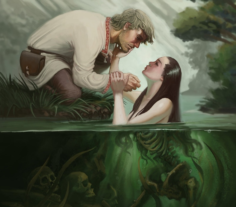 А внизу те, кто когда-то также приходил к озеру...