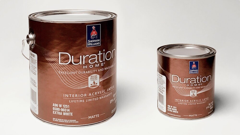 Sherwin Williams Duration галон 3,8 л. и кварта 0,95 л.