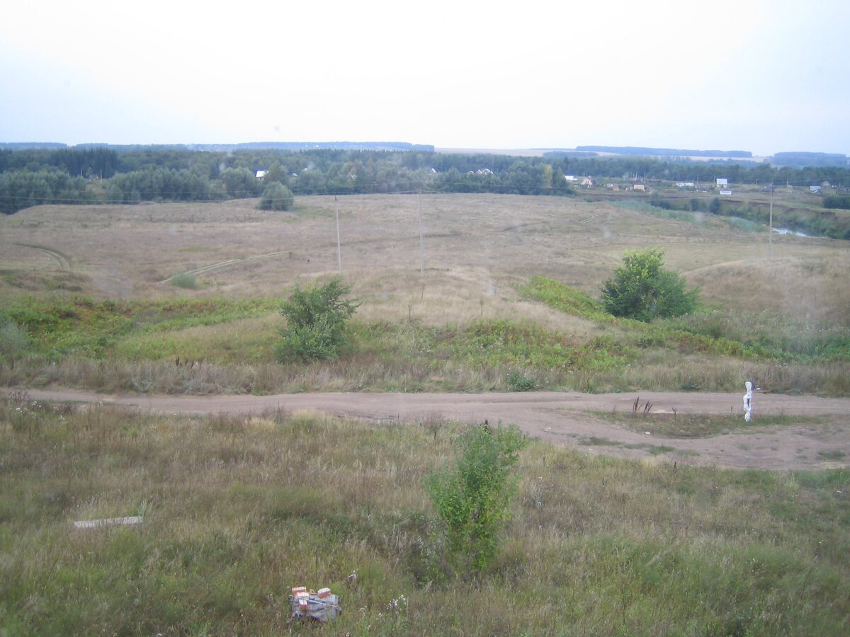 Фото из архива.  Участок при покупке. Осень 2006 года.