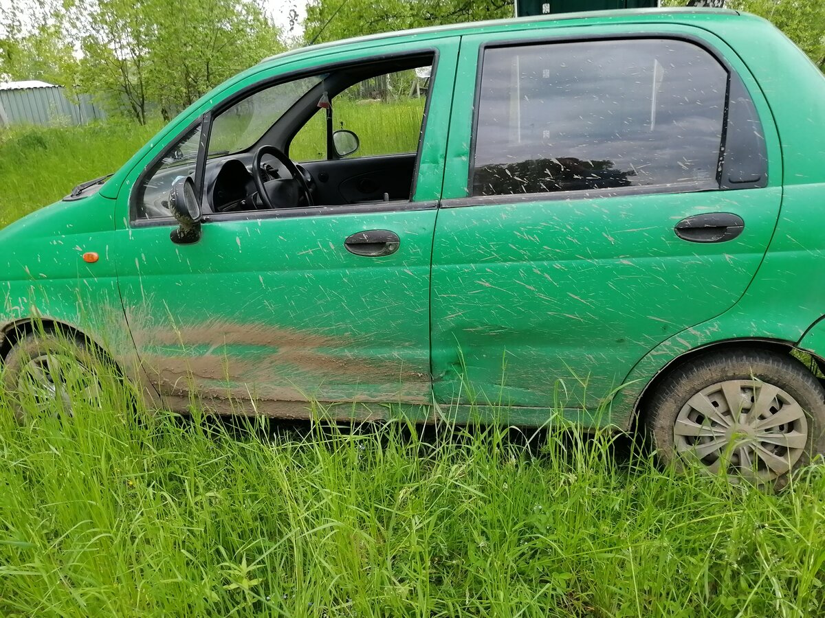 После поездки на рыбалку по размытой грунтовке