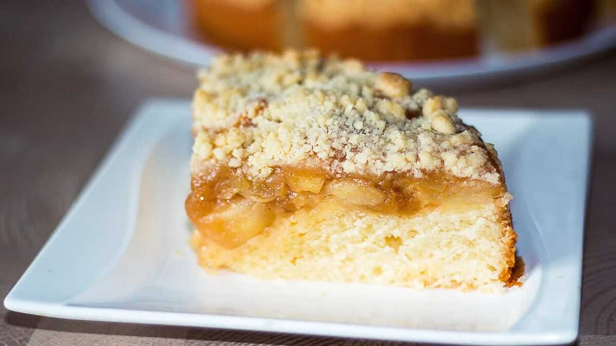 Предлагаю рецепт чудесного яблочного кекса/пирога в яблочной карамели