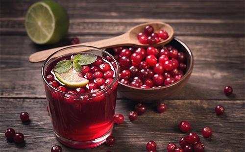 Морс из клюквы