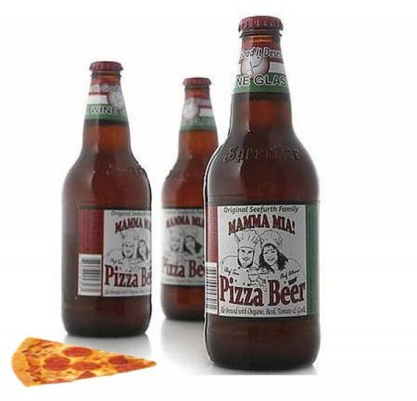Пиво со вкусом пиццы.