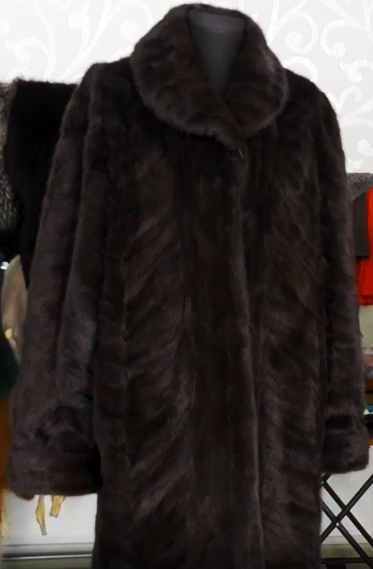 Переделка норкового пальто в куртку. Ателье Ирины Берзиной.