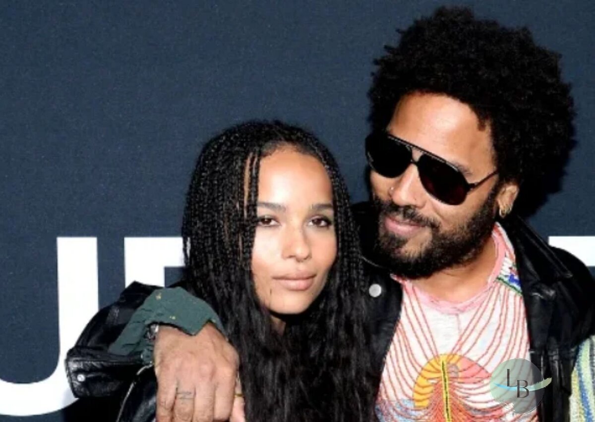 Зои Кравиц со своим отцом - Ленни Кравицем