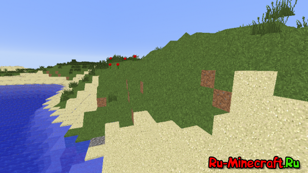 Хорошо, что хотя бы местами в этом моде можно  встретить привычную графику и блоки травы  в воздухе. источник на фото.