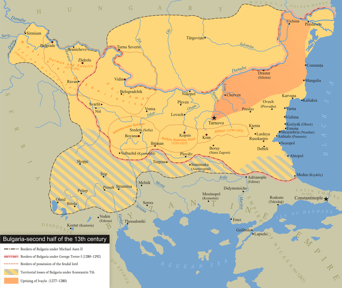 Fig. 1. 1250-1300 Bulgaria, second half of the XIII-th century.
