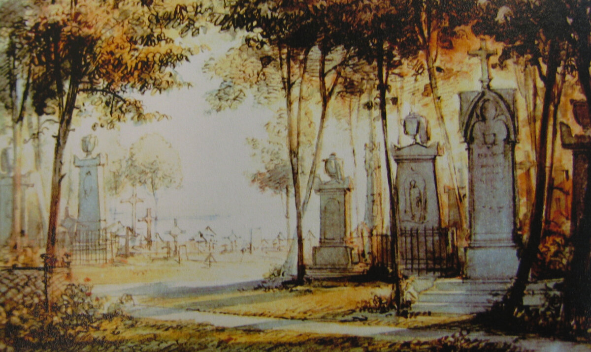 Caspar Scheuren, Golzheimer Friedhof, ок. 1830г.
