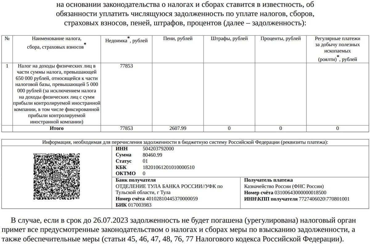 Физическому лицу пришло Требование об уплате несуществующего долга. Требуют  обратно правильный налоговый вычет. | НиХаЧуХа | Дзен