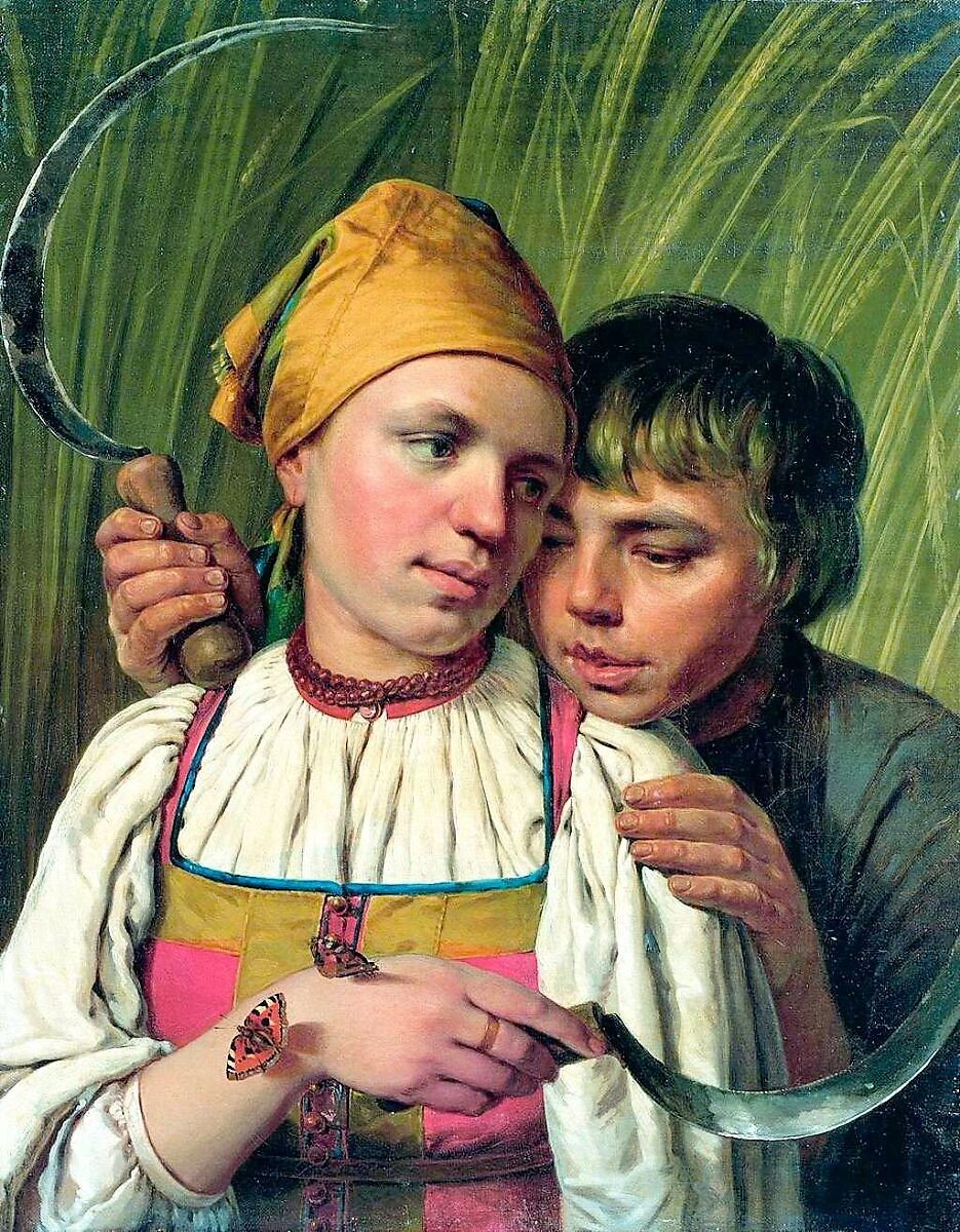 Жнецы Венецианов А. Г. 1825 г.