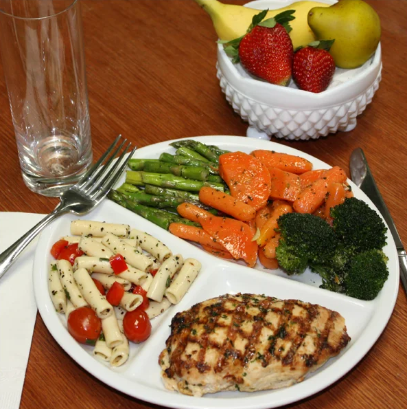 Всегда жертвуйте гарниром, овощи и мясо в приоритете