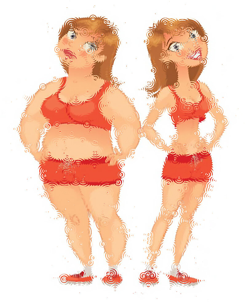 Была и такой и и такой. Главное - не переборщить.