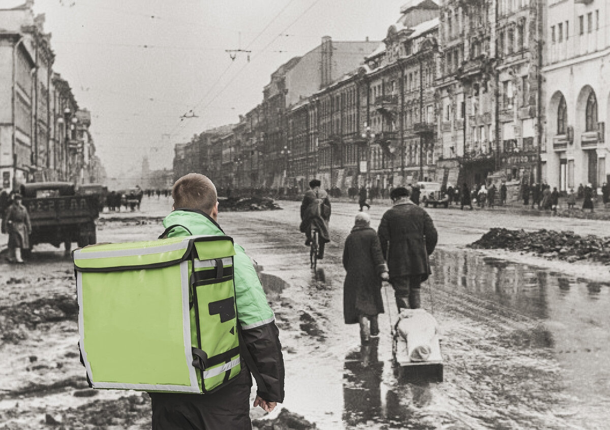 Фото ленинграда в блокаду и сейчас