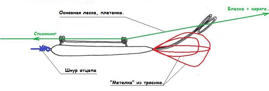 Отцеп зимой и летом.