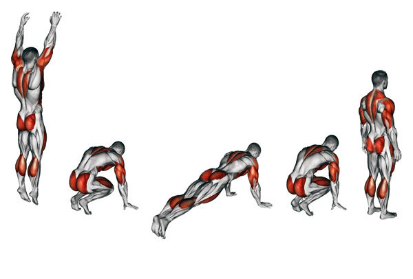 Техника выполнения бёрпи.