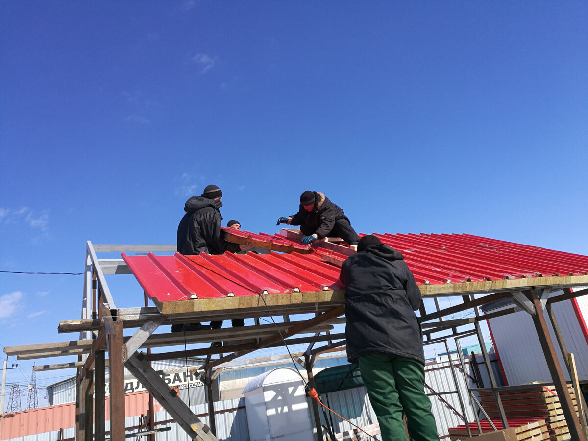 Жесткая кровля технология монтажа