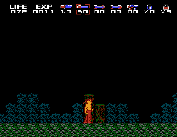 Рэмбо встречает Ко, после чего они вместе весело скачут к докам. Кадры из игры «Rambo»