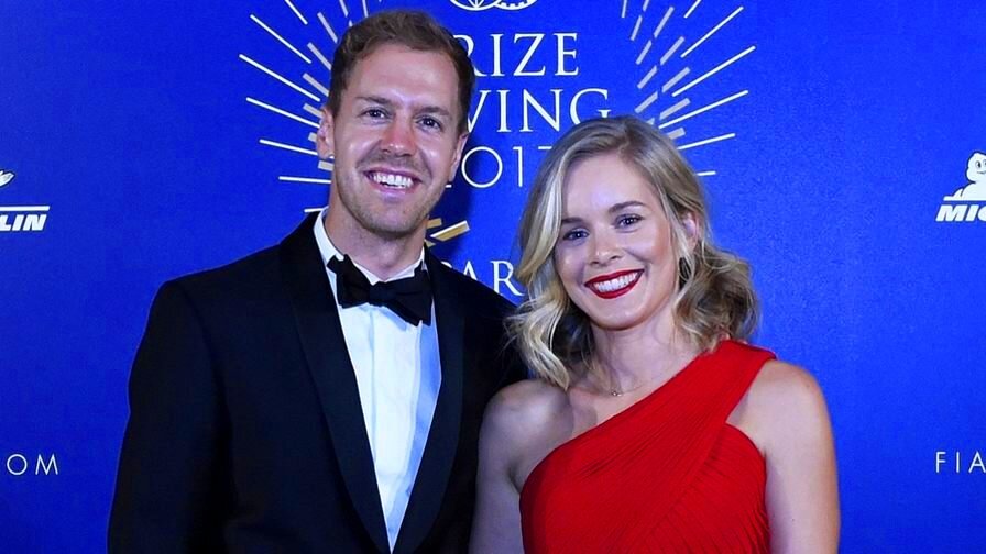 Себастьян Феттель со своей супругой Ханной