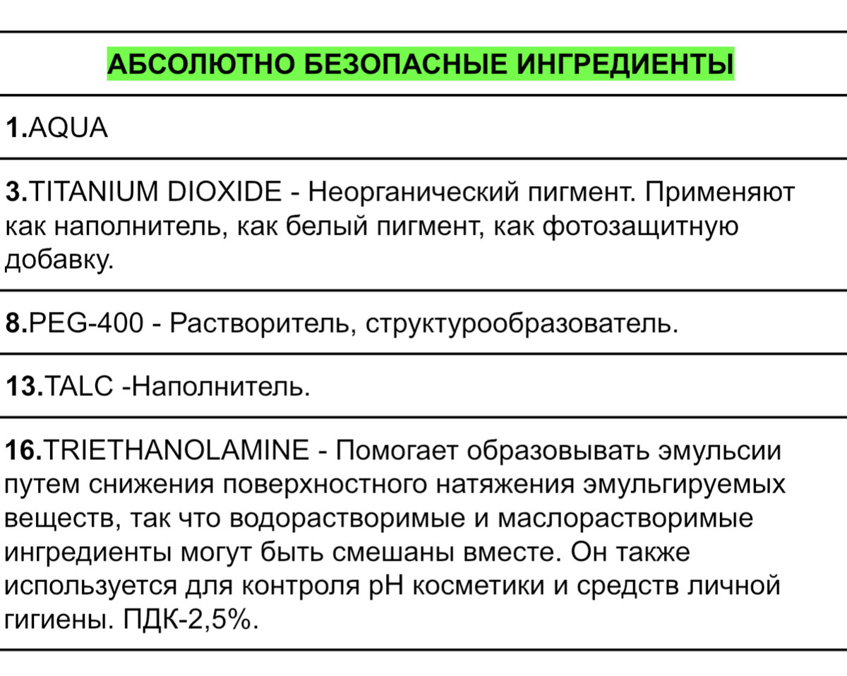 Взгляд химика на состав тонального крема ballet | Химия в твоей ...