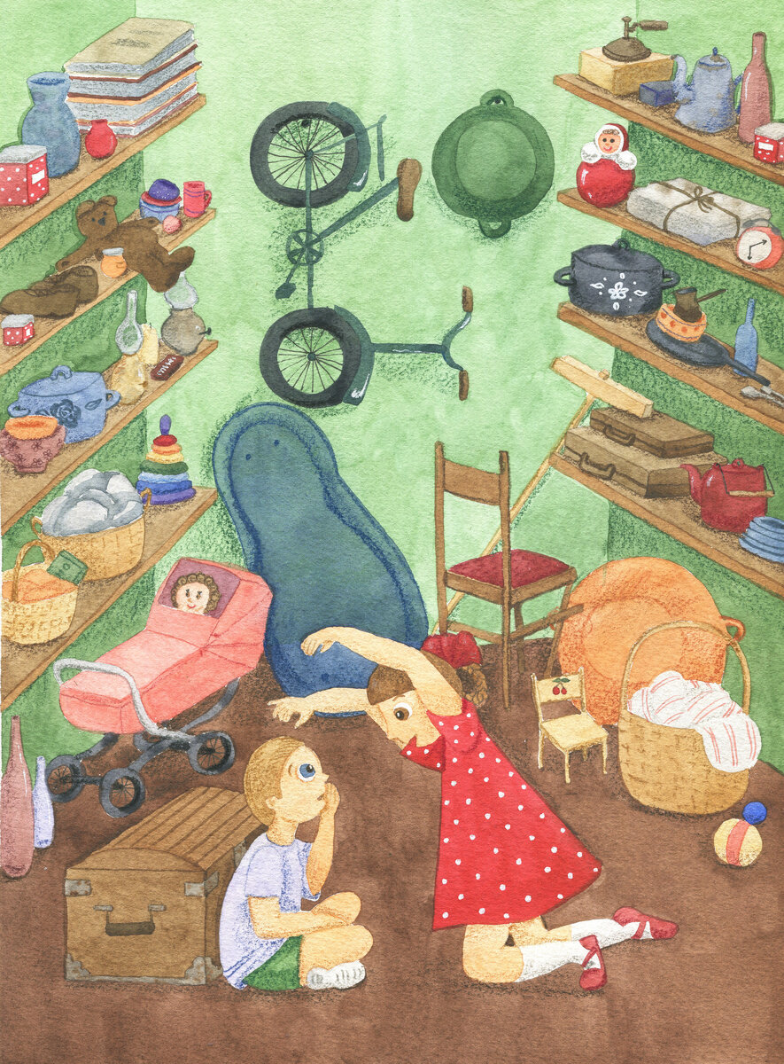 Иллюстрация к книге «Моё детство — Ленинград» автор Вероника Благодарева