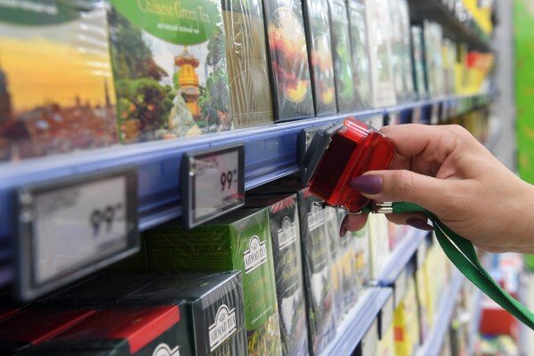 Электронные ценники в Пятерочке. 