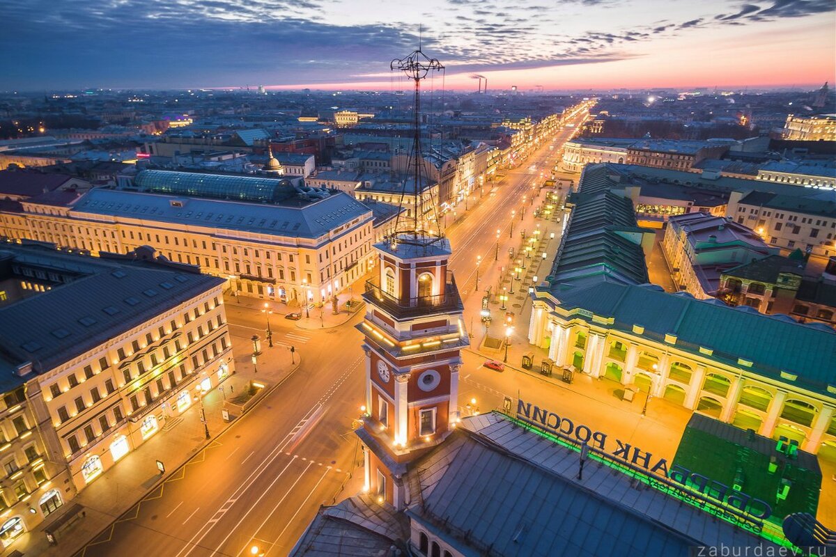 Фото центр спб. Думская башня Санкт-Петербург. Невский проспект Думская каланча. Думская площадь Санкт-Петербург. Забурдаев ночной Петербург.