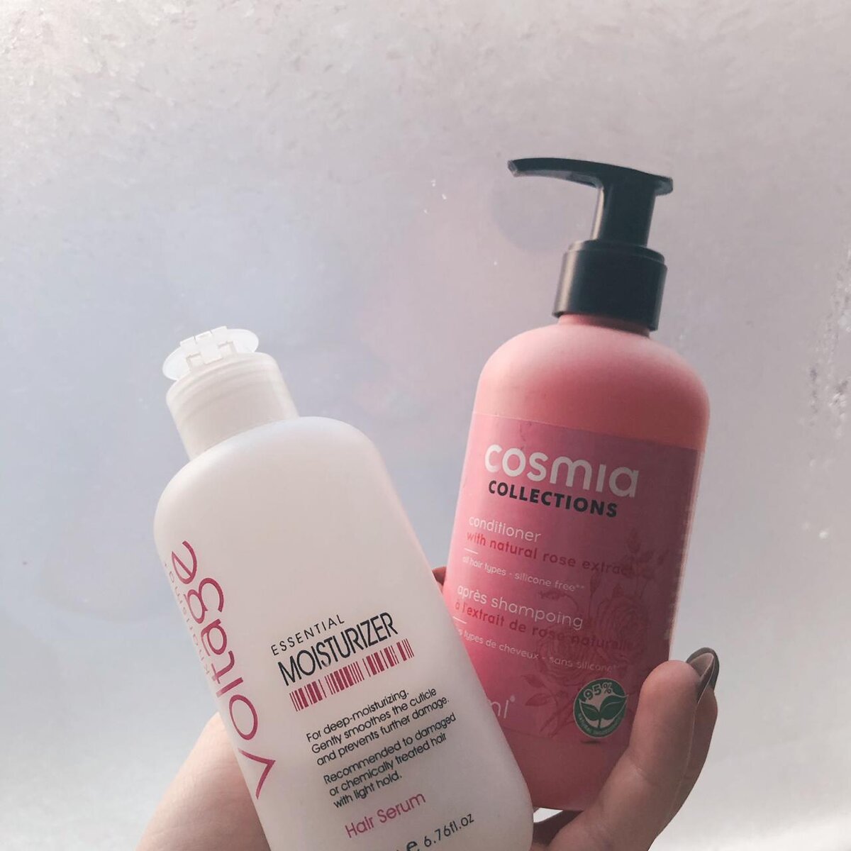 Сыворотка (215 рублей) и кондиционер (100 рублей) 